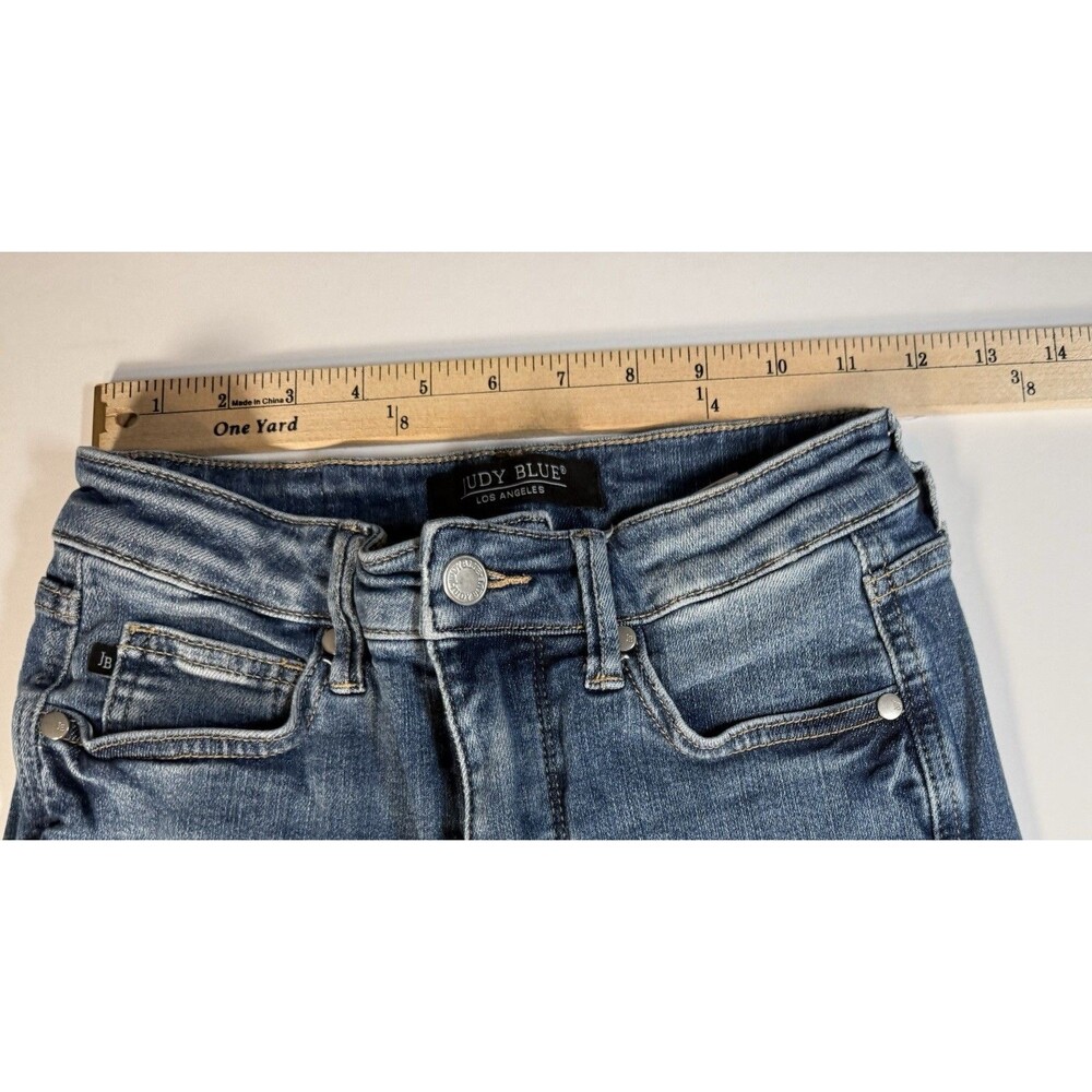 Judy Blue Skinny Fit Jeans Women Sz 3/26 High Waisted Denim - Picture 5 of 9
